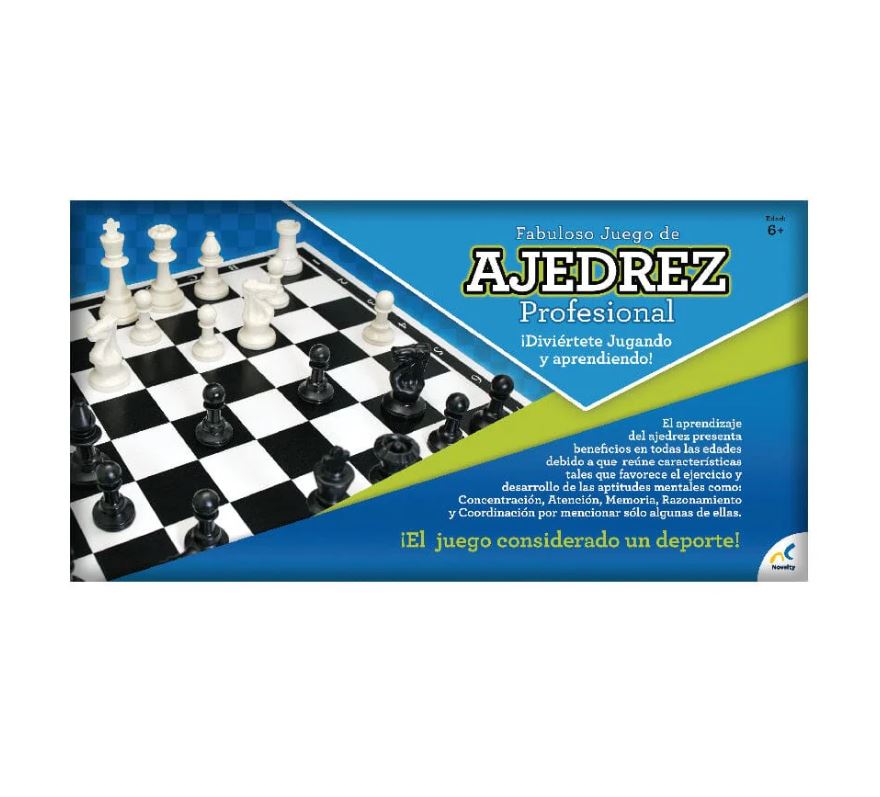 Ajedrez Profesional – Piezas de Madera – Tablero Plegable