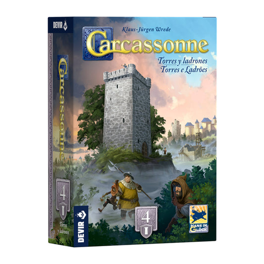 Carcassonne Expansión: Torres y Ladrones (Tercera Edición) - ESPAÑOL