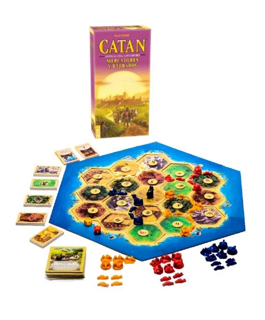 Catan: Mercaderes y Bárbaros Ampliación 5-6 J. - Español