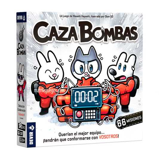 Caza Bombas juego cooperativo original