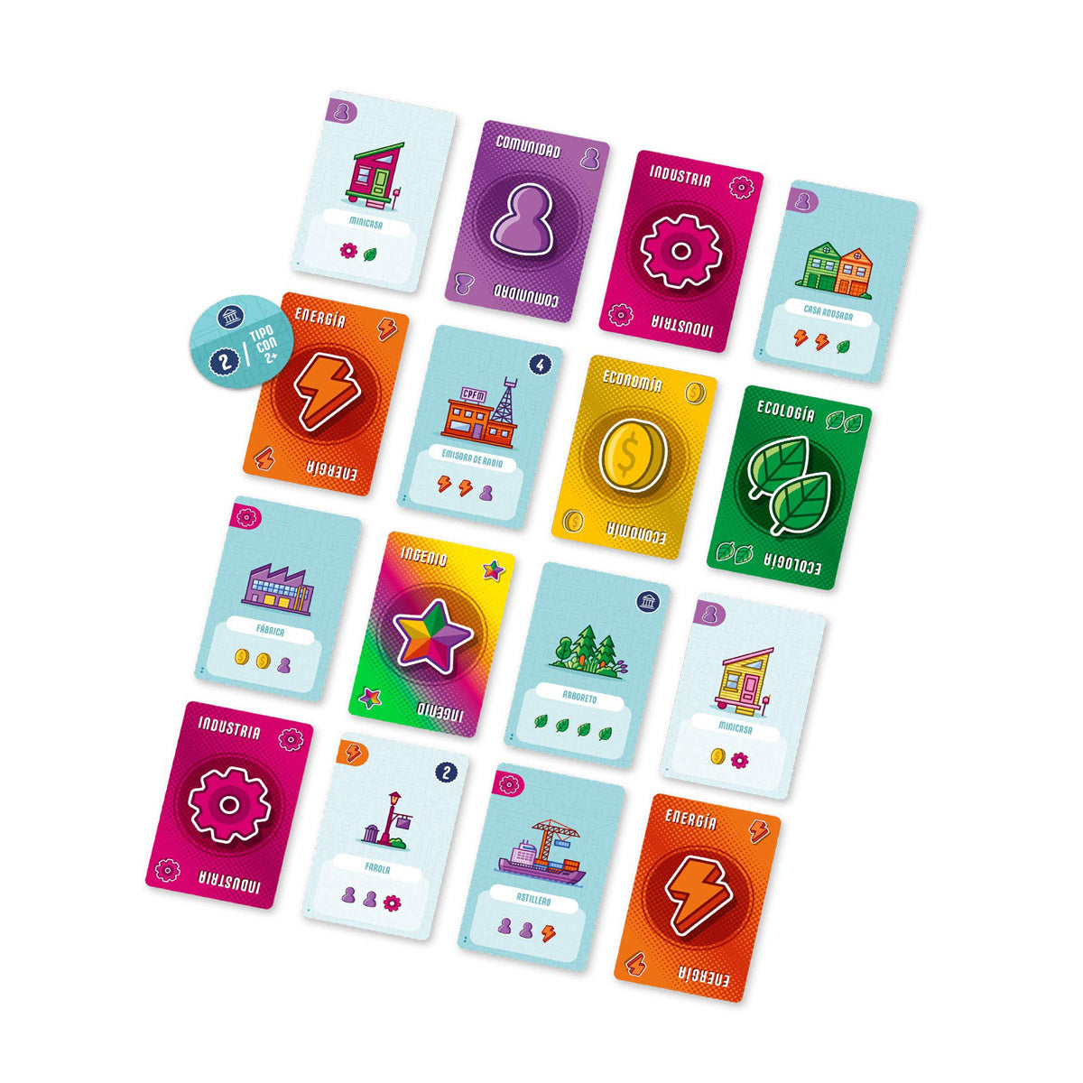 Ciudad De Puntos (Juego de Cartas) - Español