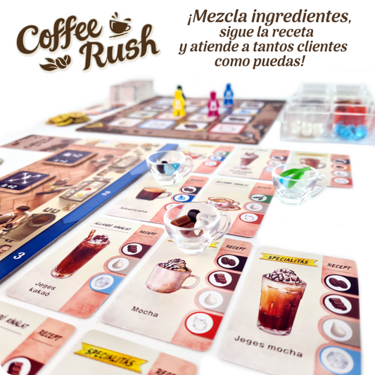 Coffe Rush: Juego de Mesa de Baristas (Español)