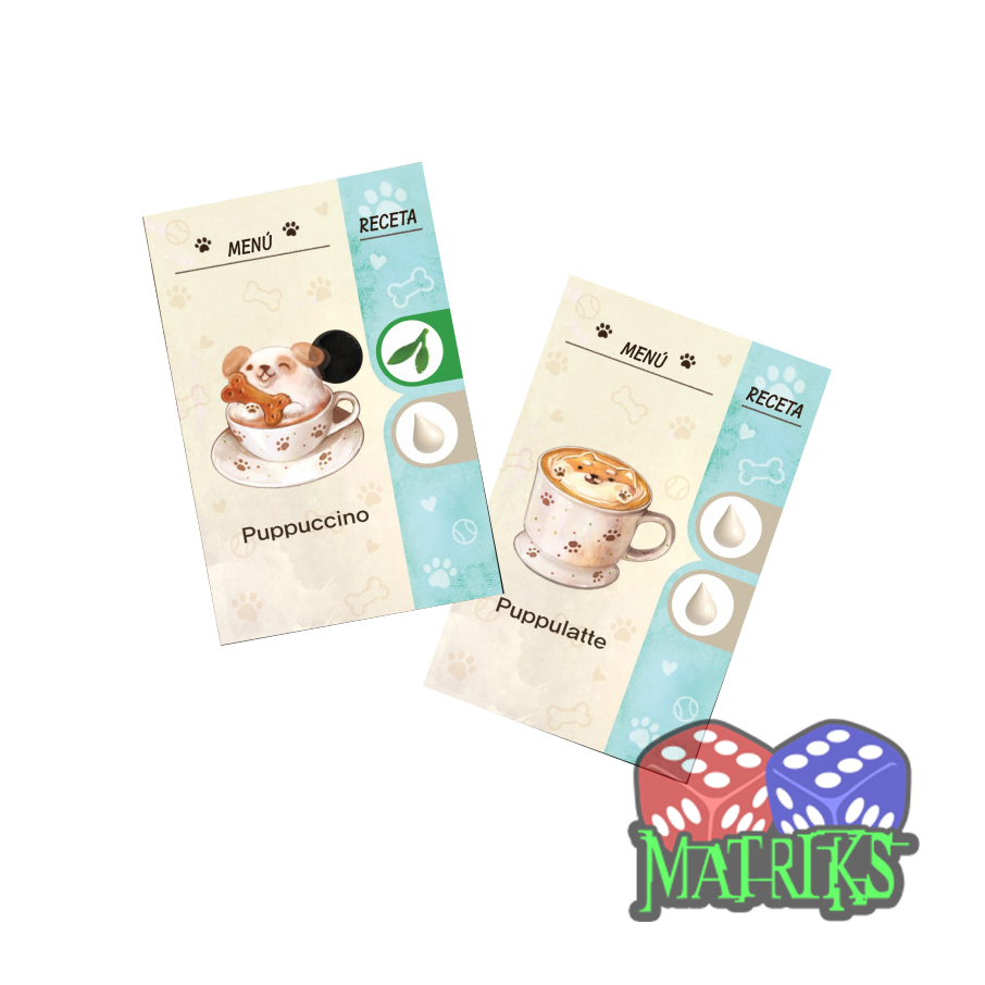 Coffee Rush Pack de Cartas Promocionales Puppys en Español