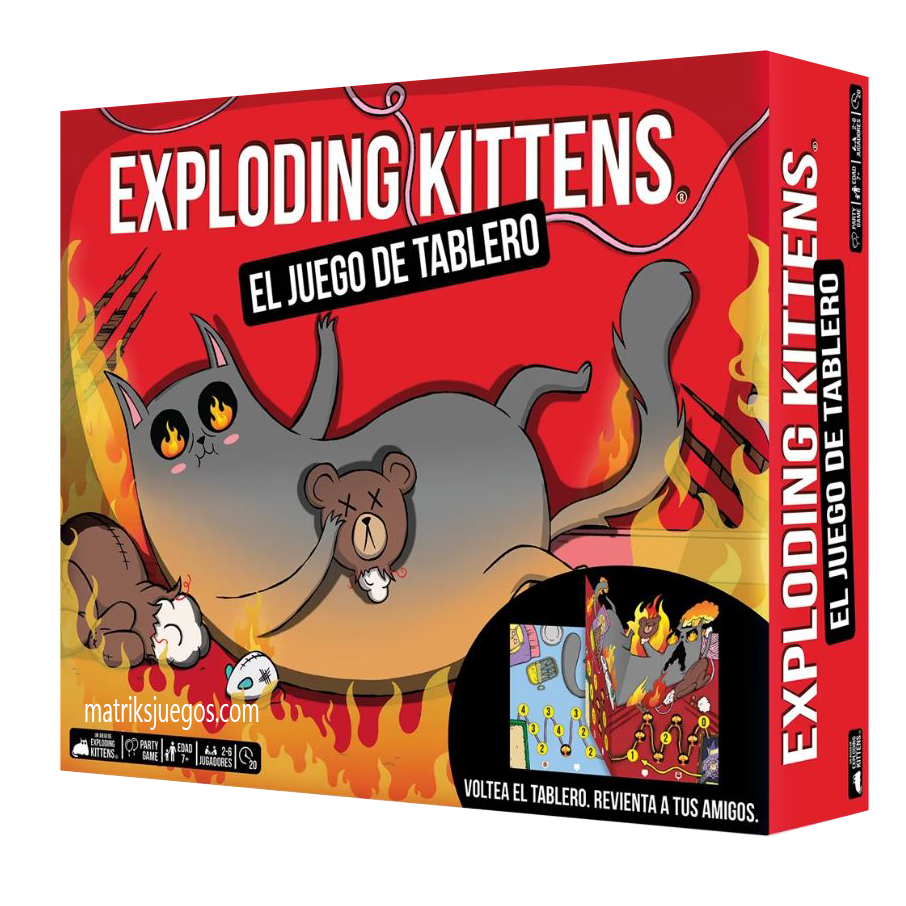 Juego de Mesa Exploding Kittens – El Juego de Tablero – Edición en Español