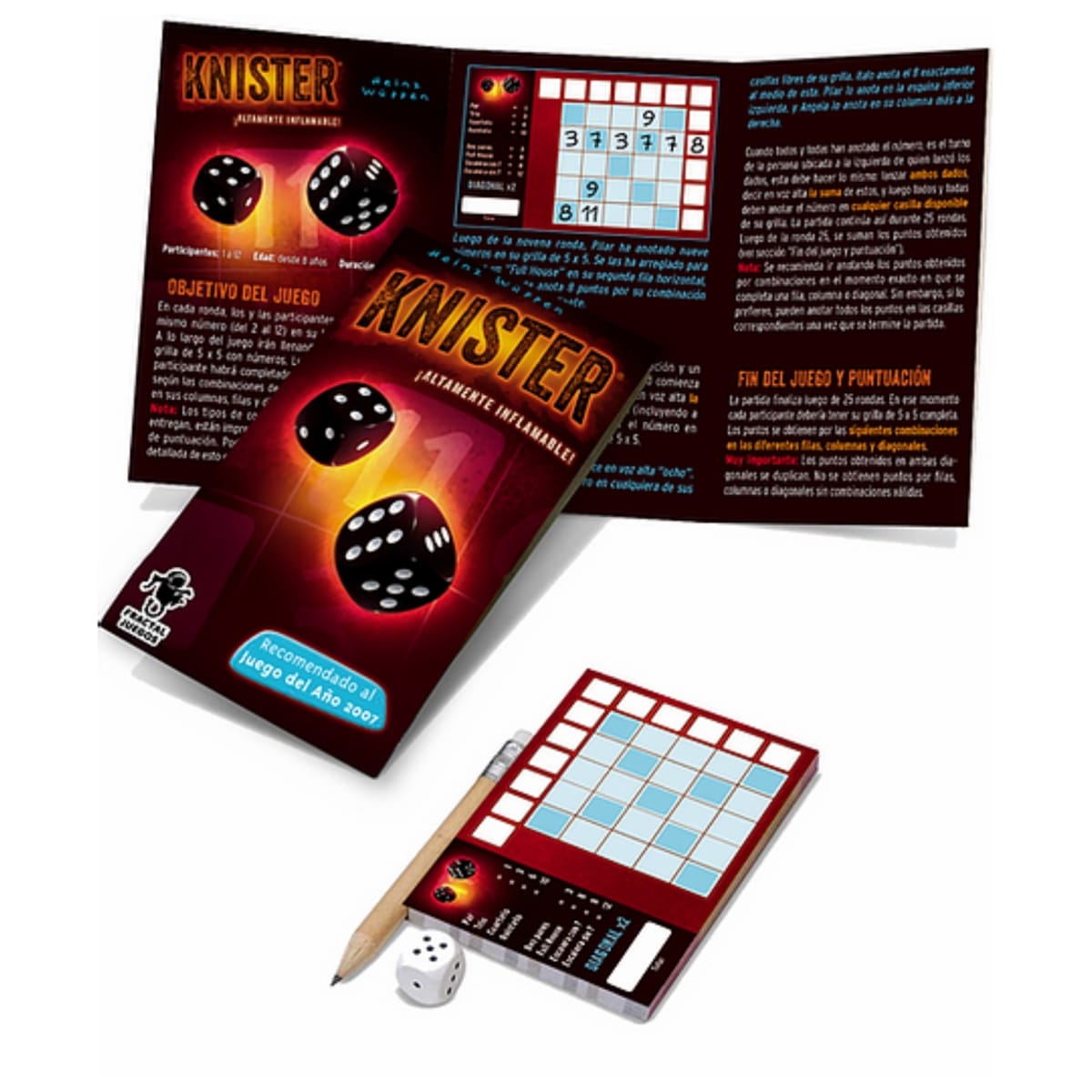 Knister (Roll & Write) - Español