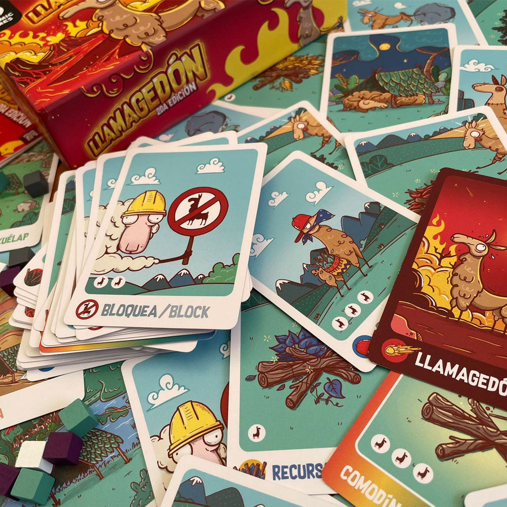 Llamagedon (Juego de Cartas) - Español