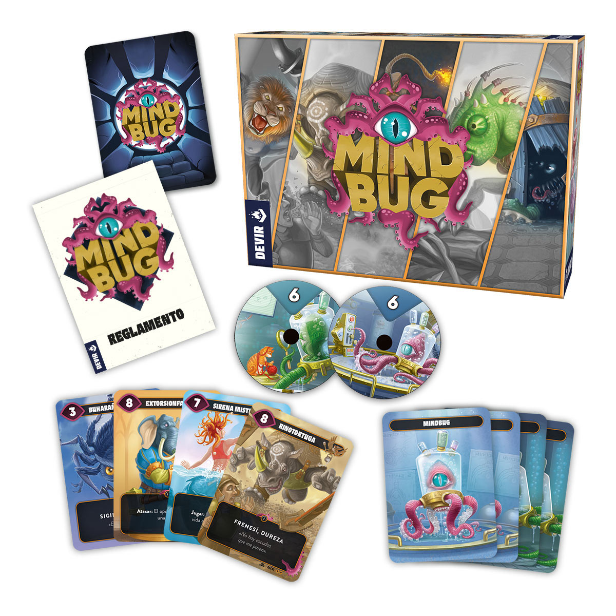 Mindbug (Juego de Duelo de Cartas) - Español