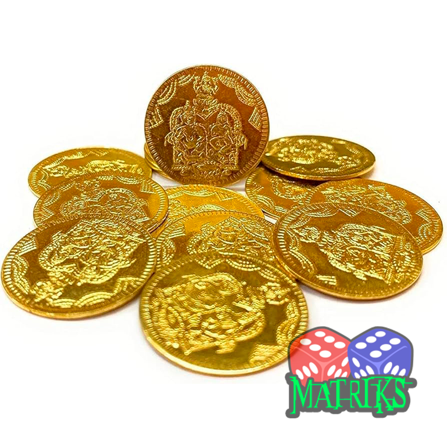 Monedas Metálicas Estilo Pirata (50 piezas)