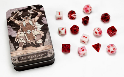 Dados de Clase - Barbarian (14 Pzas) - Accesorio