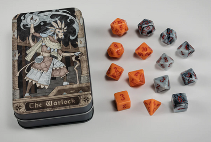 Dados de Clase - Warlock (14 Pzas) - Accesorio