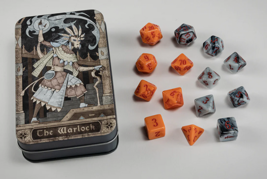 Dados de Clase - Warlock (14 Pzas) - Accesorio