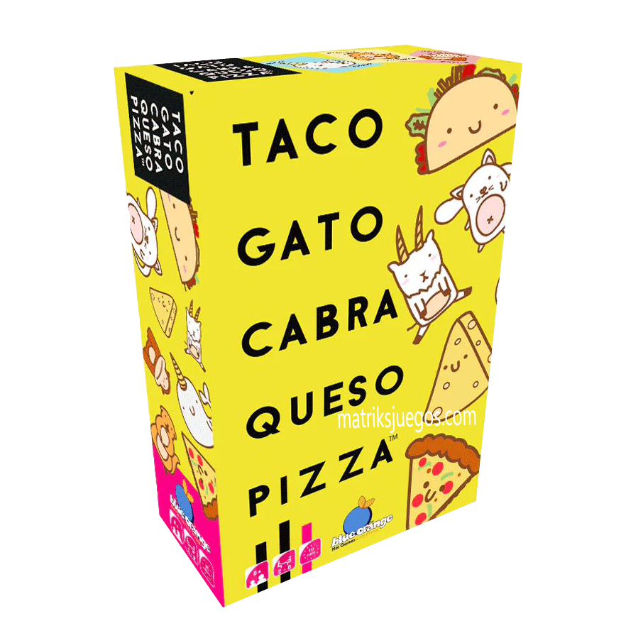 PREVENTA Taco Gato Cabra Queso Pizza - Juego de Mesa (Español)