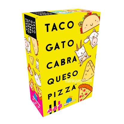 PREVENTA Taco Gato Cabra Queso Pizza - Juego de Mesa (Español)