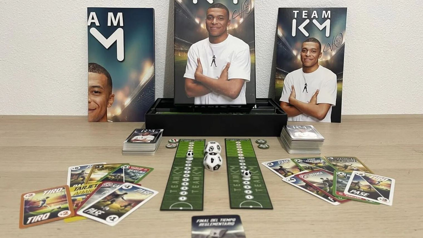 Team KM: Juego de Cartas de Fútbol de Kylian Mbappé (Español)