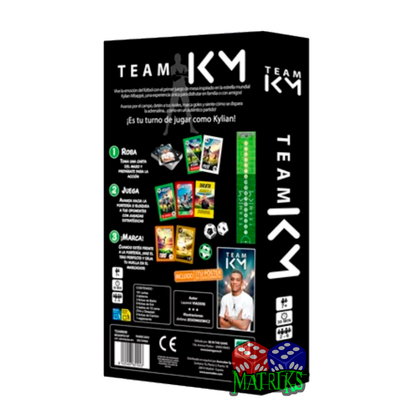 Team KM: Juego de Cartas de Fútbol de Kylian Mbappé (Español)