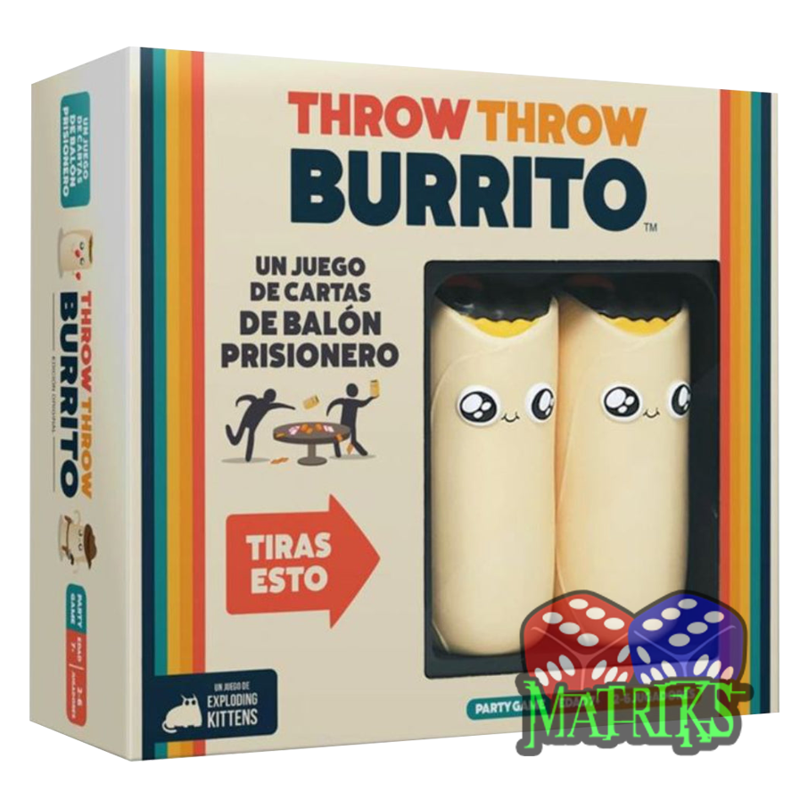 Throw Throw Burrito: Juego de Mesa y Acción (Español)