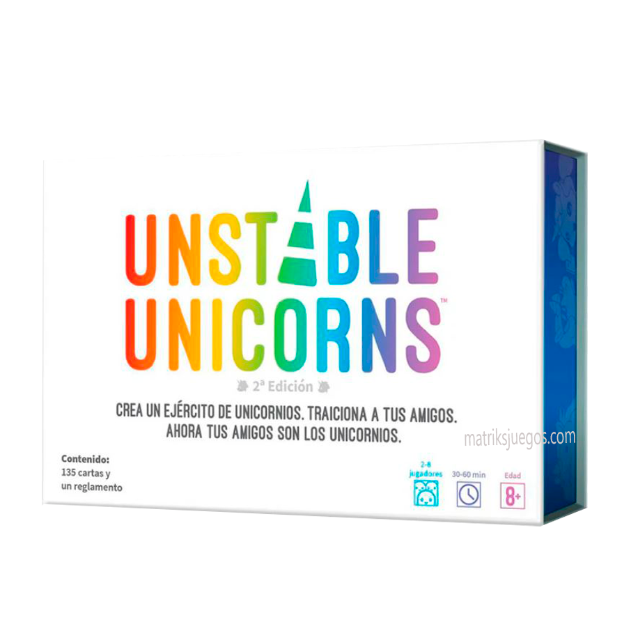 Unstable Unicorns - Juego de Mesa de Cartas y Traición (Español)