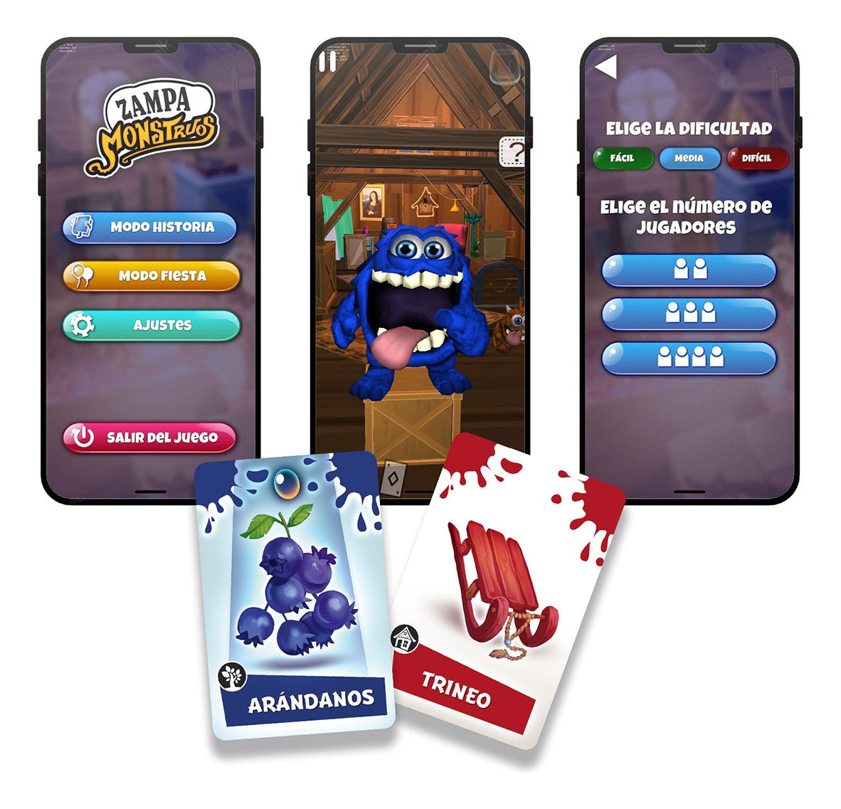 Zampa Monstruos (Juego Infantil) - Español