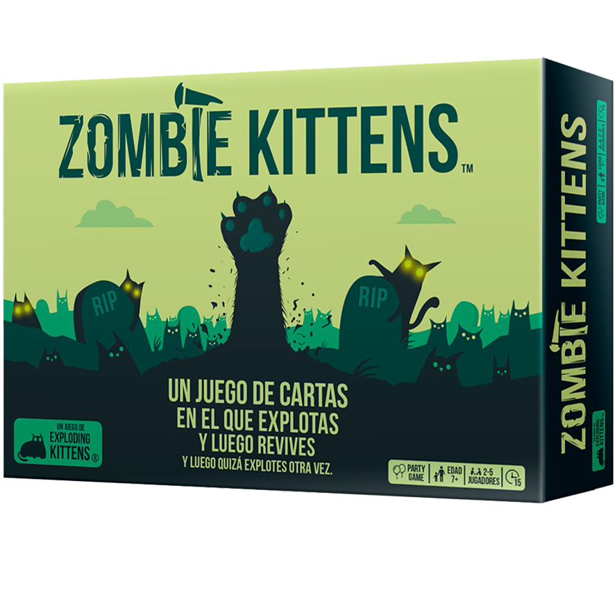Exploding Kittens: Zombie Kittens (Juego Base) - Español